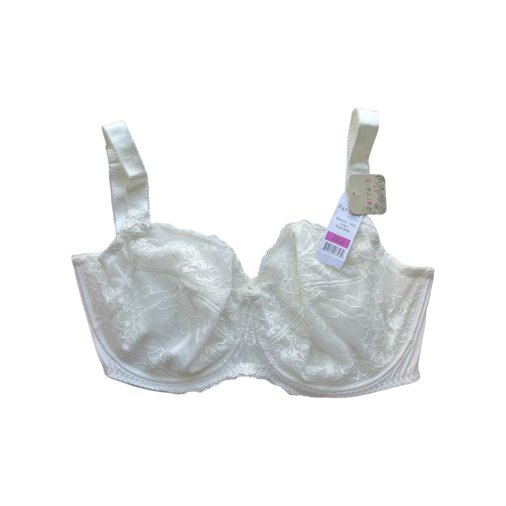NWT Parfait by Affinitas Sophia Unlined Bra sz 32JJ UK / 32N US * Pearl White